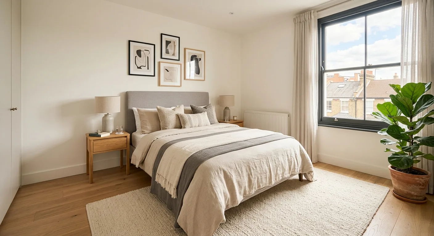 Room after AI virtual staging