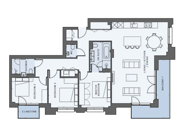 2D floor plan